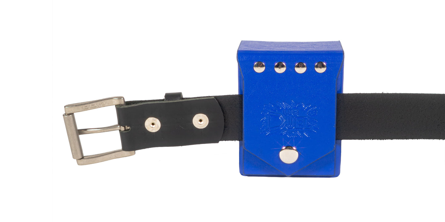 Kaiba Blue Deck Box + Belt Loop - Hard Shell - Faux Leather