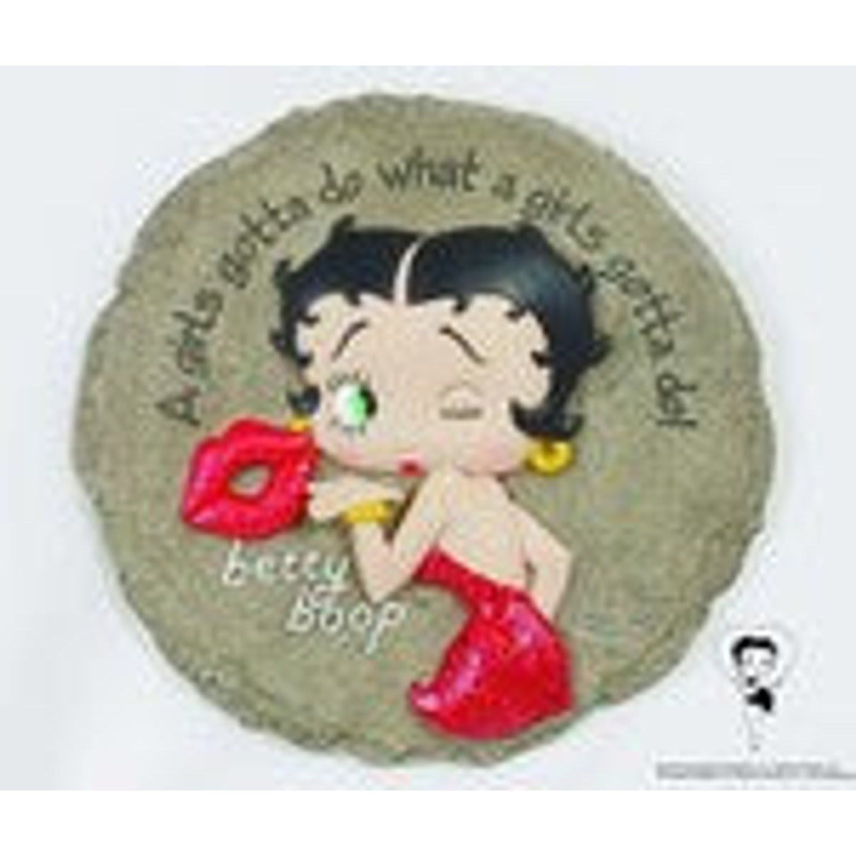 Betty Boop Stepping Stone