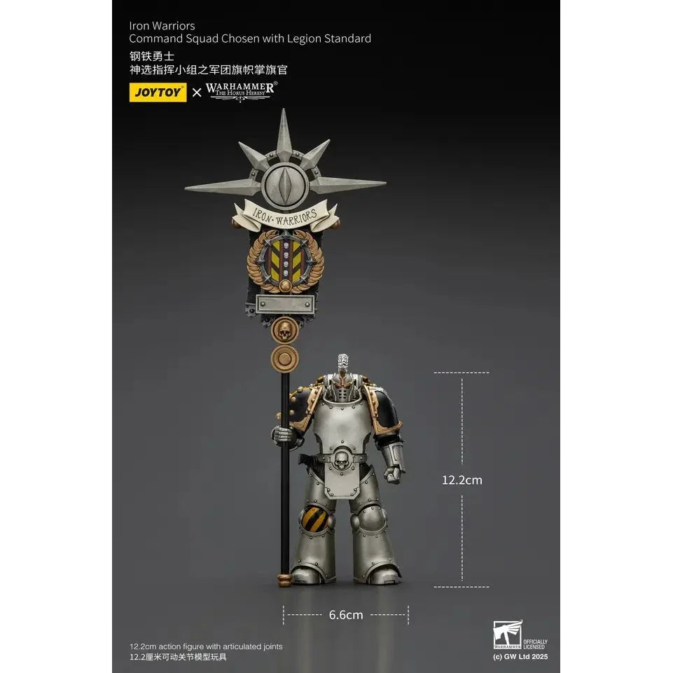 JOYTOY - Iron Warriors Command Squad Chosen with Legion Standard