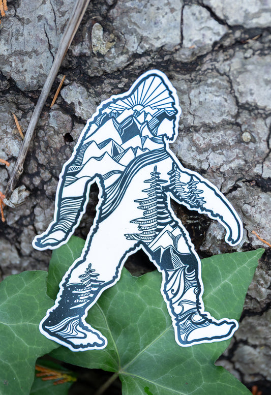 SASQUATCH Eco Vinyl Stickers
