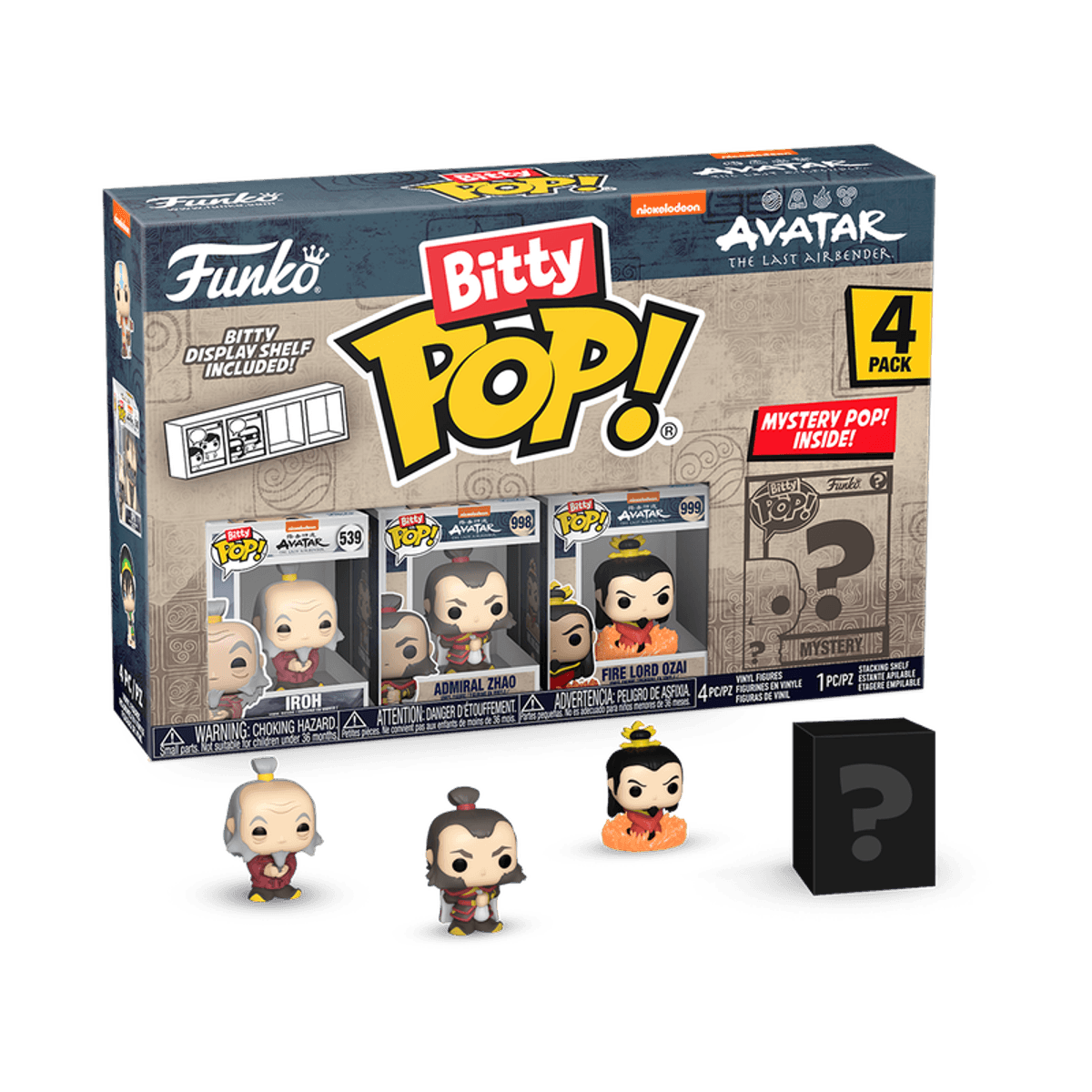 Bitty POP! Avatar the Last Airbender Ironh, Admiral Zhao, Fire Lord Ozai