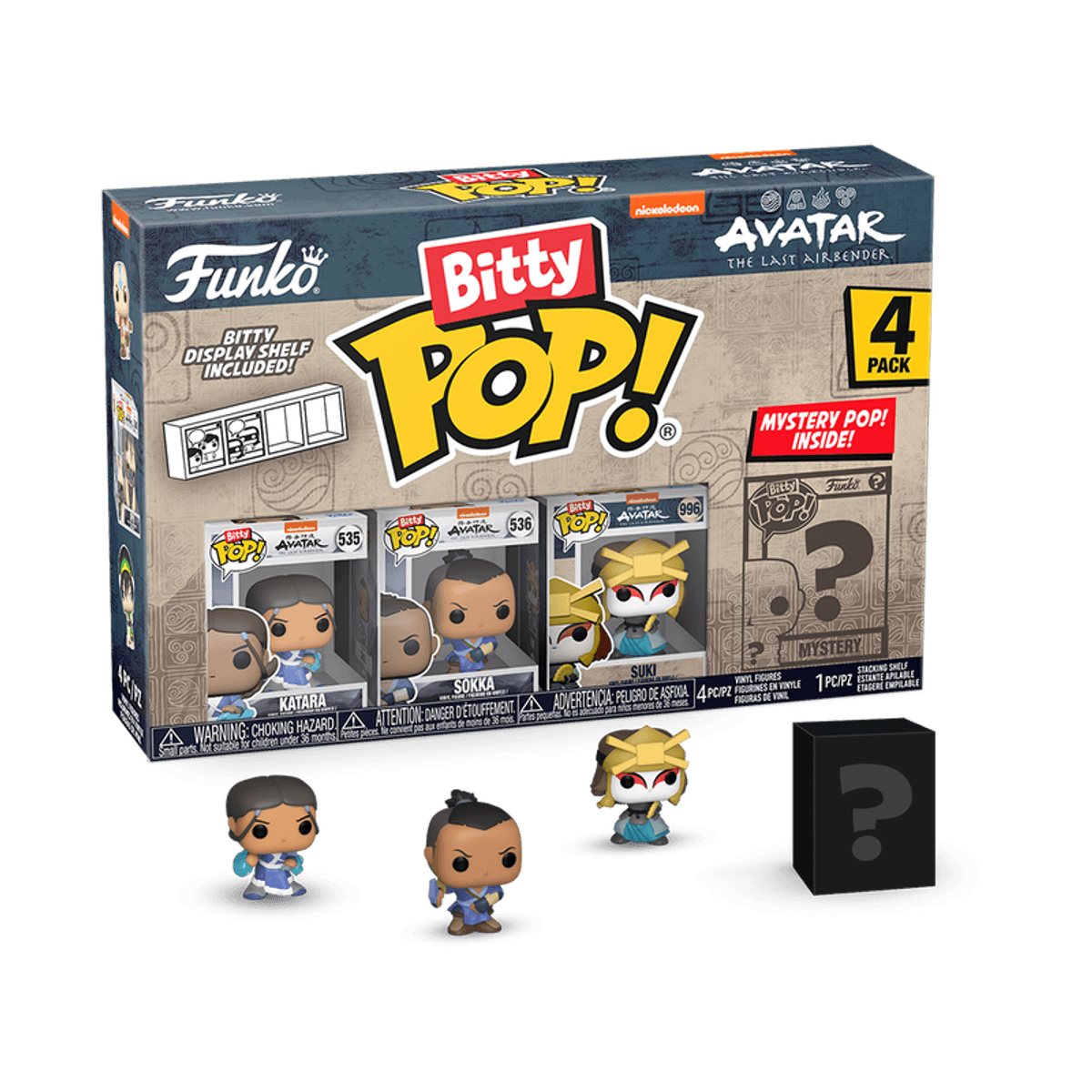 Bitty POP! Avatar the Last Airbender Katara, Sokka, Suki