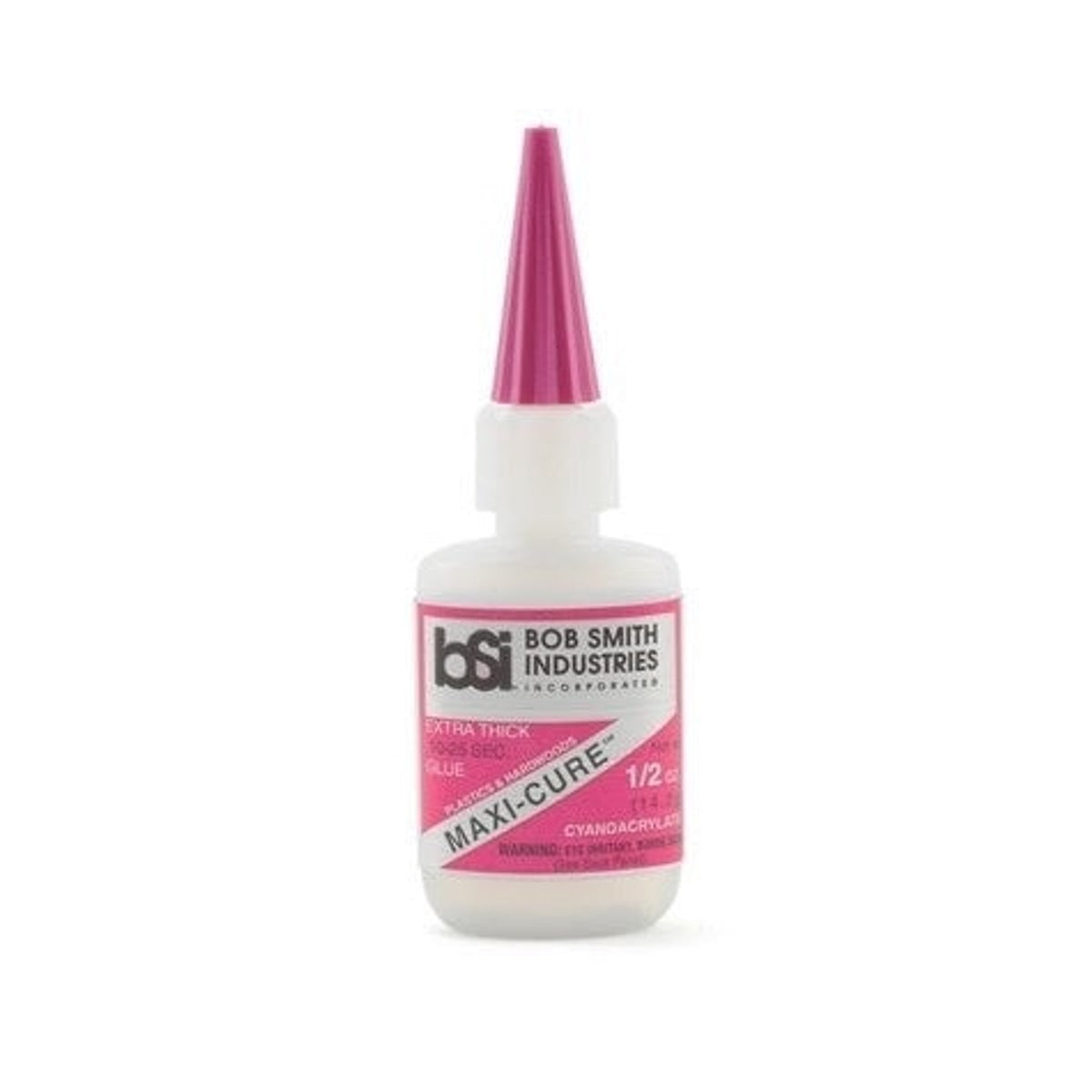 Bob Smith Industries BSI-111 Maxi-Cure Extra Thick Cyanoacrylate CA Glue 1/2 oz (14.2 g) NIB