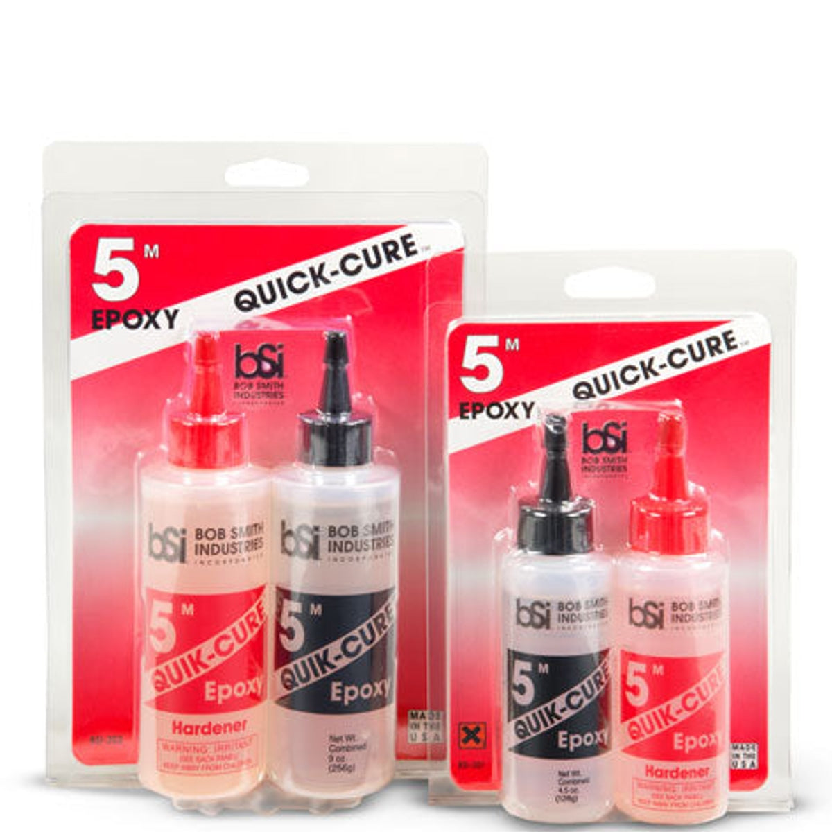 Bob Smith Industries BSI-202 Quick-Cure 5 Minute Epoxy 9 oz combined net wt. (256 g) NIB