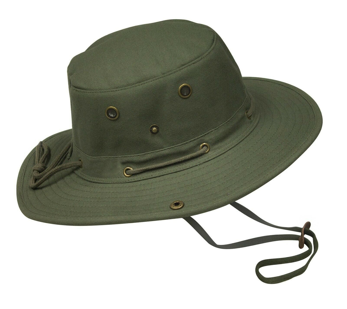 Misty Mountain Canvas Bosun Sun Hats with Snap Sides & Floating Brim Navy S