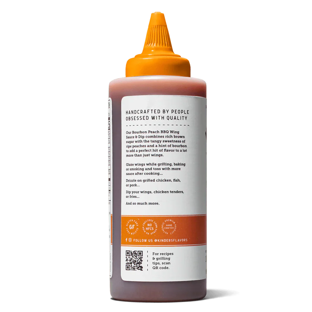 Kinder's Bourbon Peach BBQ Wing Sauce