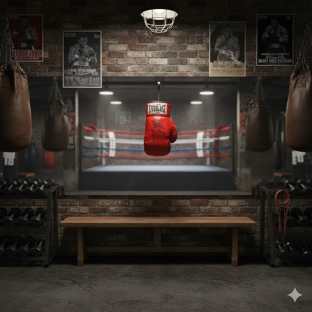 MIKE TYSON AUTOGRAPHED RIGHT-HAND BOXING GLOVE – ICONIC SIGNED SPORTS MEMORABILIA FOR BOXING FANS AND COLLECTORS
