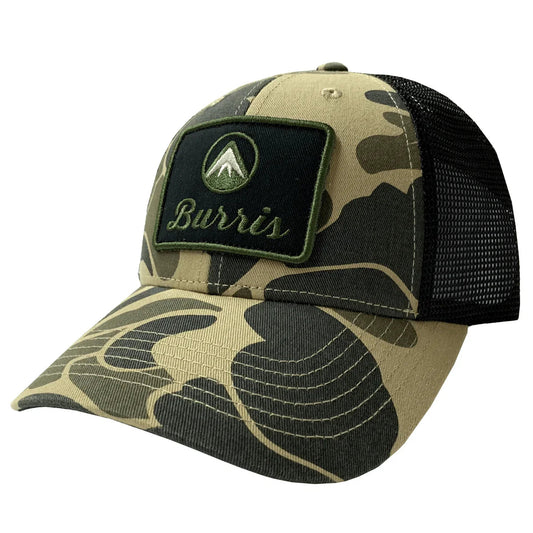 Burris Trucker Hat - Camo/Black Mesh