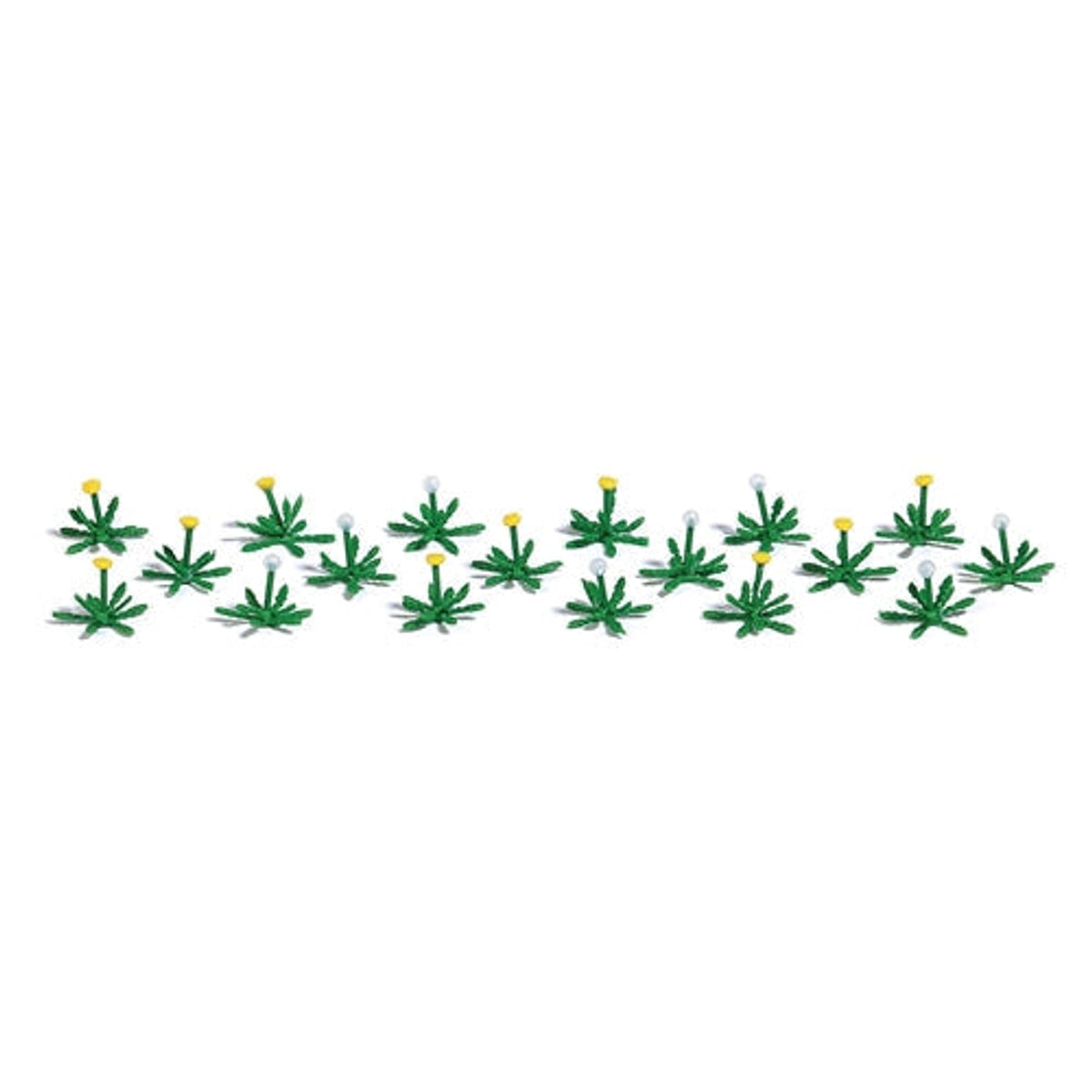 Busch HO Dandelions Assembled Pkg of 18