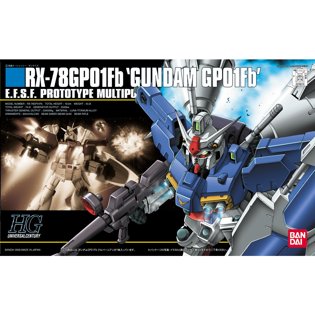 HGUC 1/144 #18 GP01Fb Gundam