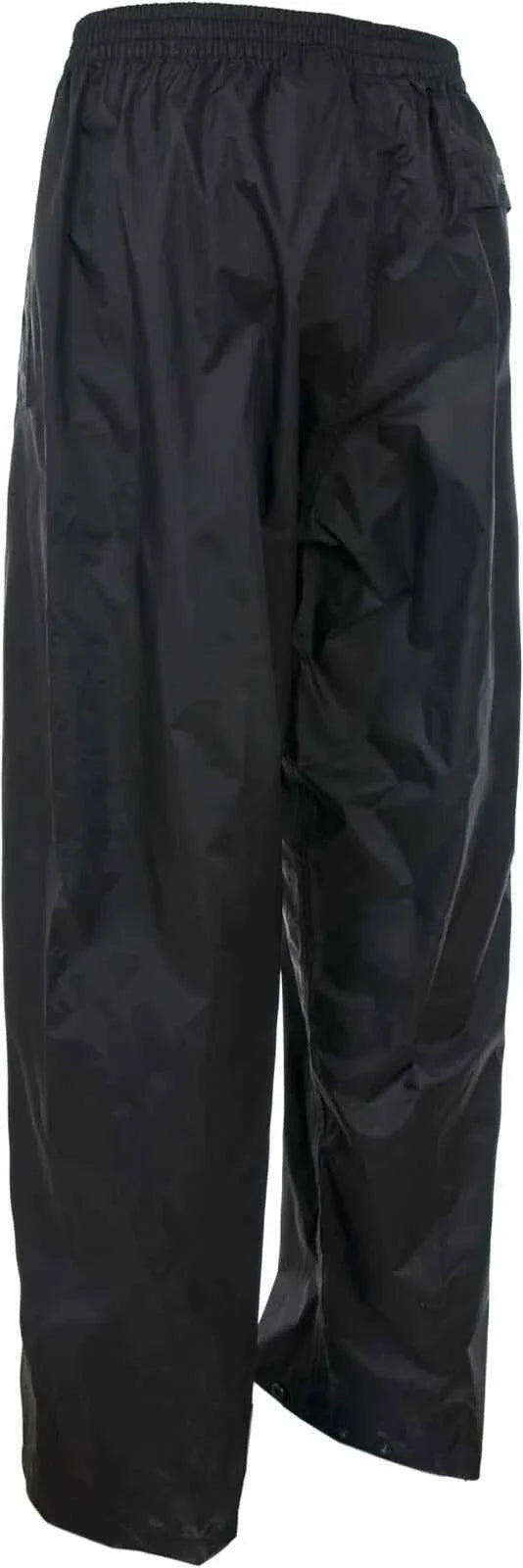 Trespass Unisex Qikpac Stash-able Travel Rain Pants 5000mm Waterproof XL-XXL