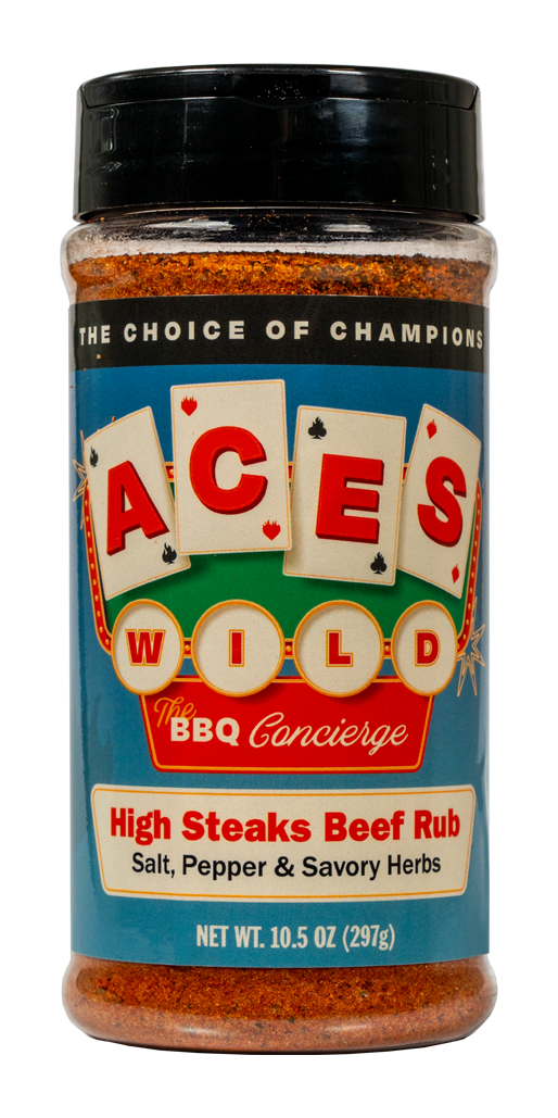 Aces Wild BBQ High Steaks Beef Rub