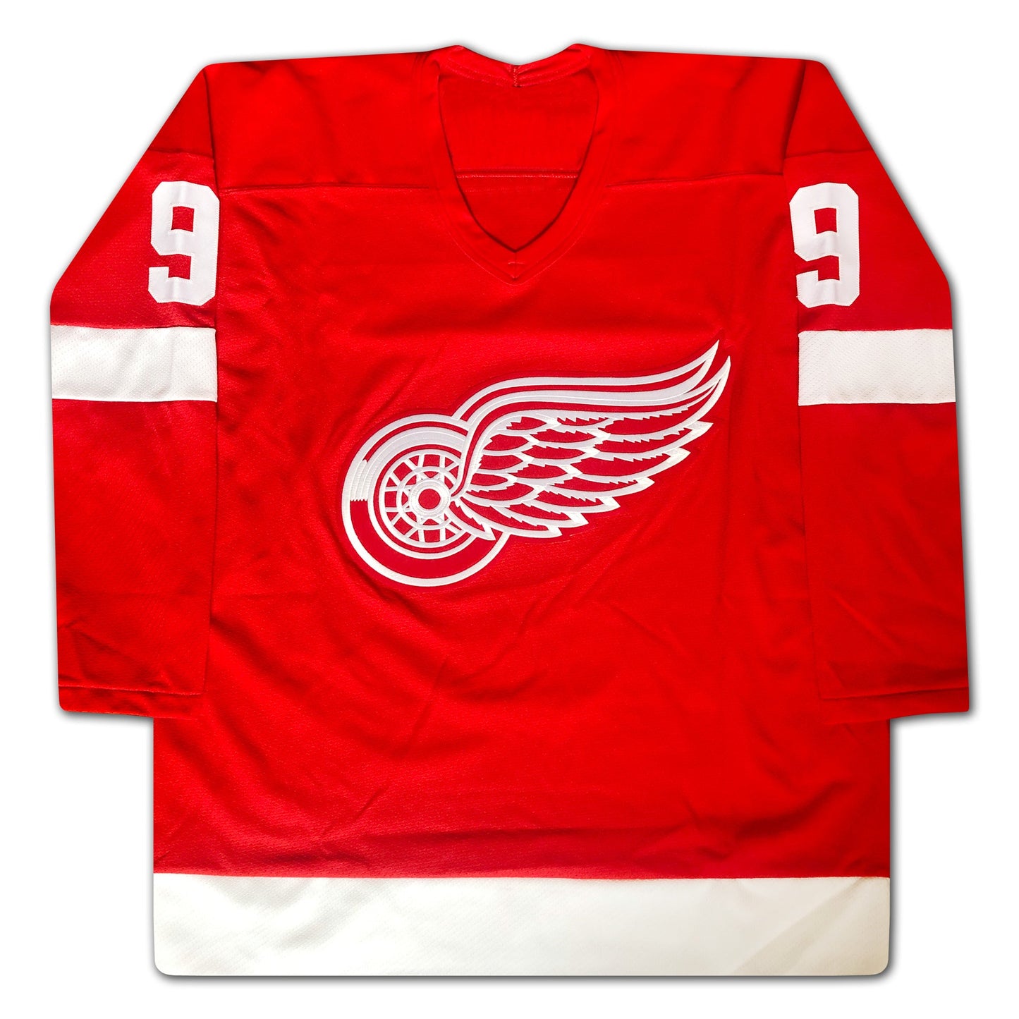 GORDIE HOWE DETROIT RED WINGS CAREER JERSEY – AUTOGRAPHED COLLECTIBLE – LIMITED EDITION /199 – OFFICIAL NHL MEMORABILIA (SIZE L OR XL)