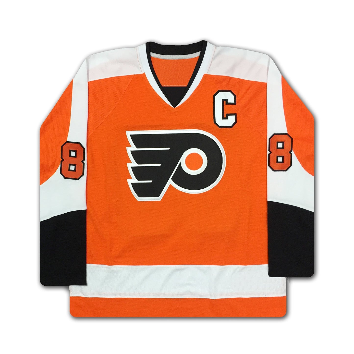ERIC LINDROS PHILADELPHIA FLYERS CAREER JERSEY – AUTOGRAPHED COLLECTIBLE – LIMITED EDITION /188 – OFFICIAL NHL MEMORABILIA (SIZE L OR XL)