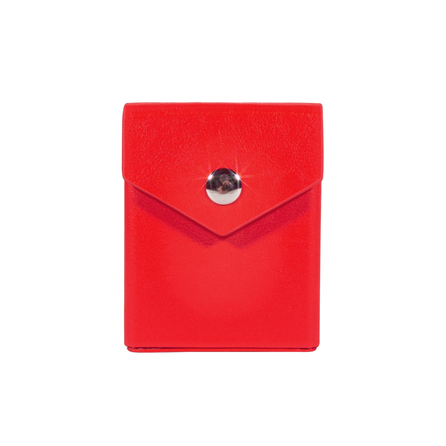 Red Deck Box + Belt Loop - Hard Shell - Faux Leather