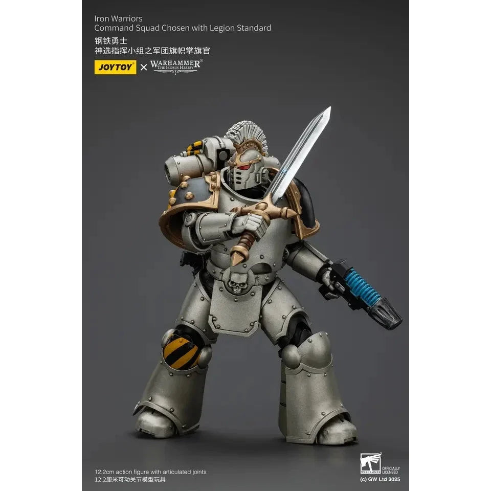 JOYTOY - Iron Warriors Command Squad Chosen with Legion Standard