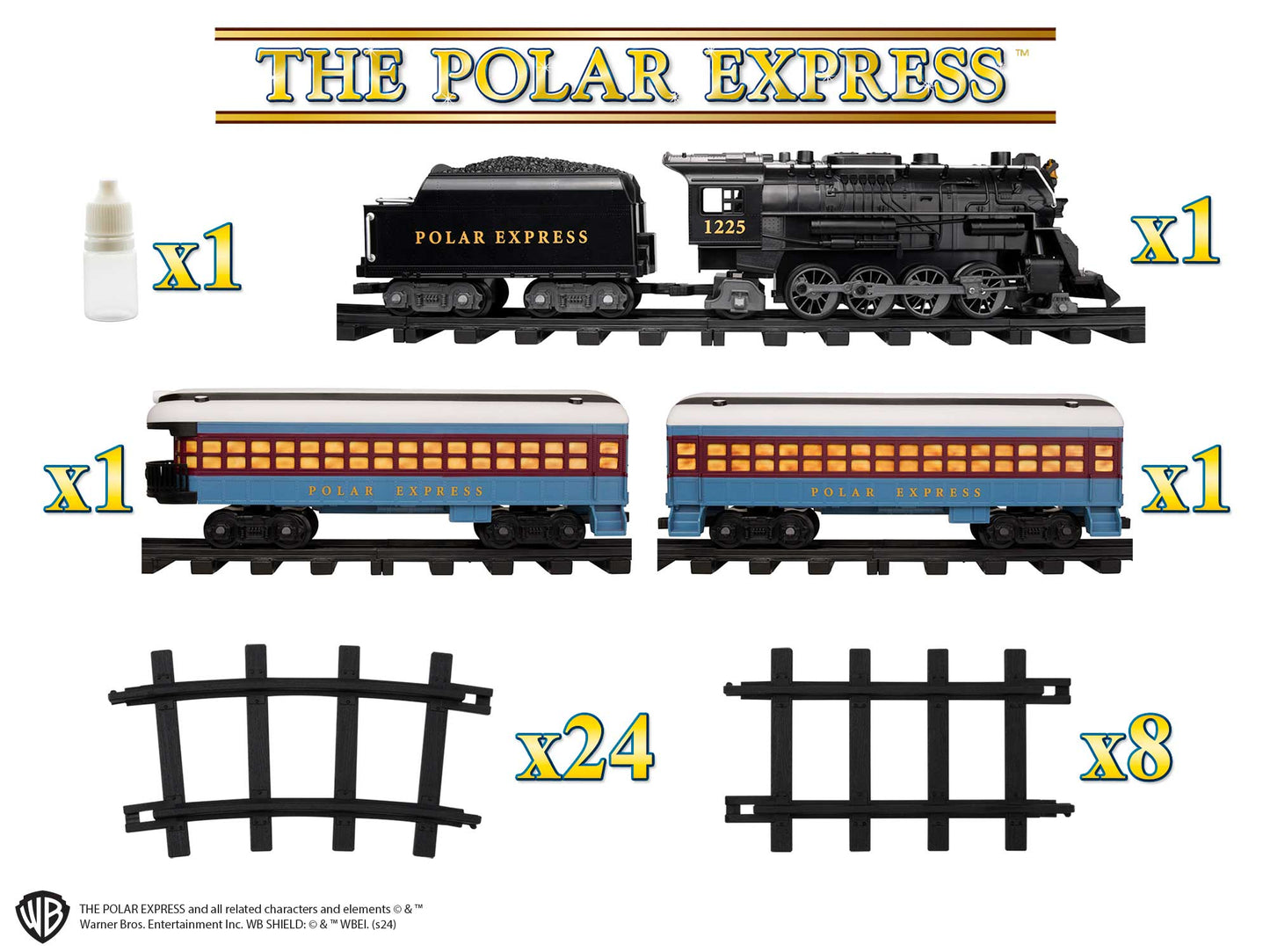 Lionel Polar Express Ready to Play Battery Train Set w/Bluetooth