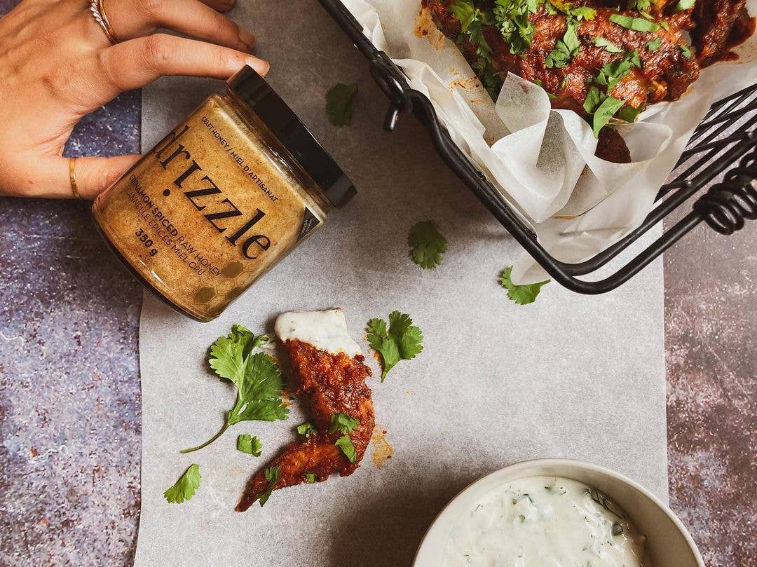 Drizzle Honey Cinnamon Spiced Raw Honey – 350 g