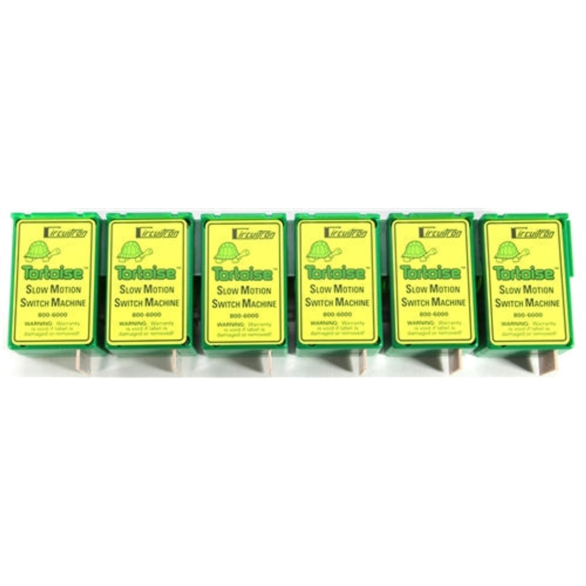 Circuitron 800-6006 Tortoise Slow Motion Switch Machine 6 Piece Value Pack