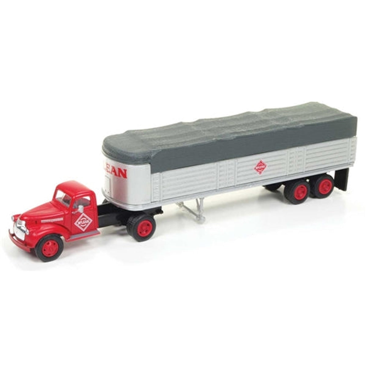 Classic Metal Works - Mini Metals 31169 HO 1941-1946 Chevrolet Tractor w/ Covered Wagon Trailer McLean Trucking Assembled NIB