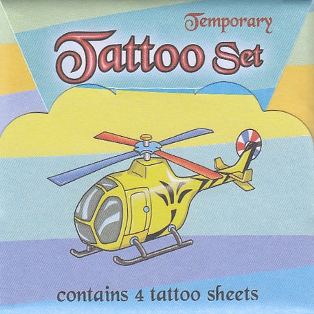 CLS 10610 Temporary Tattoo Set Airplanes NIB