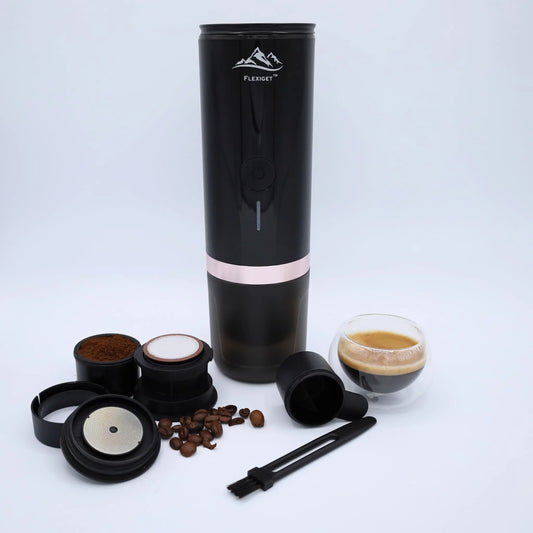 FlexiGet Pro — Machine à Espresso Portable 20 Bars