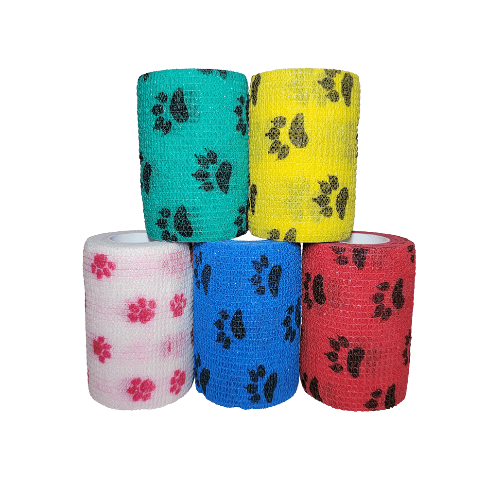 Cohesive Bandage, Veterinarian Wrap, 3" x 5 YD, Self-Adhering Wrap Bandage