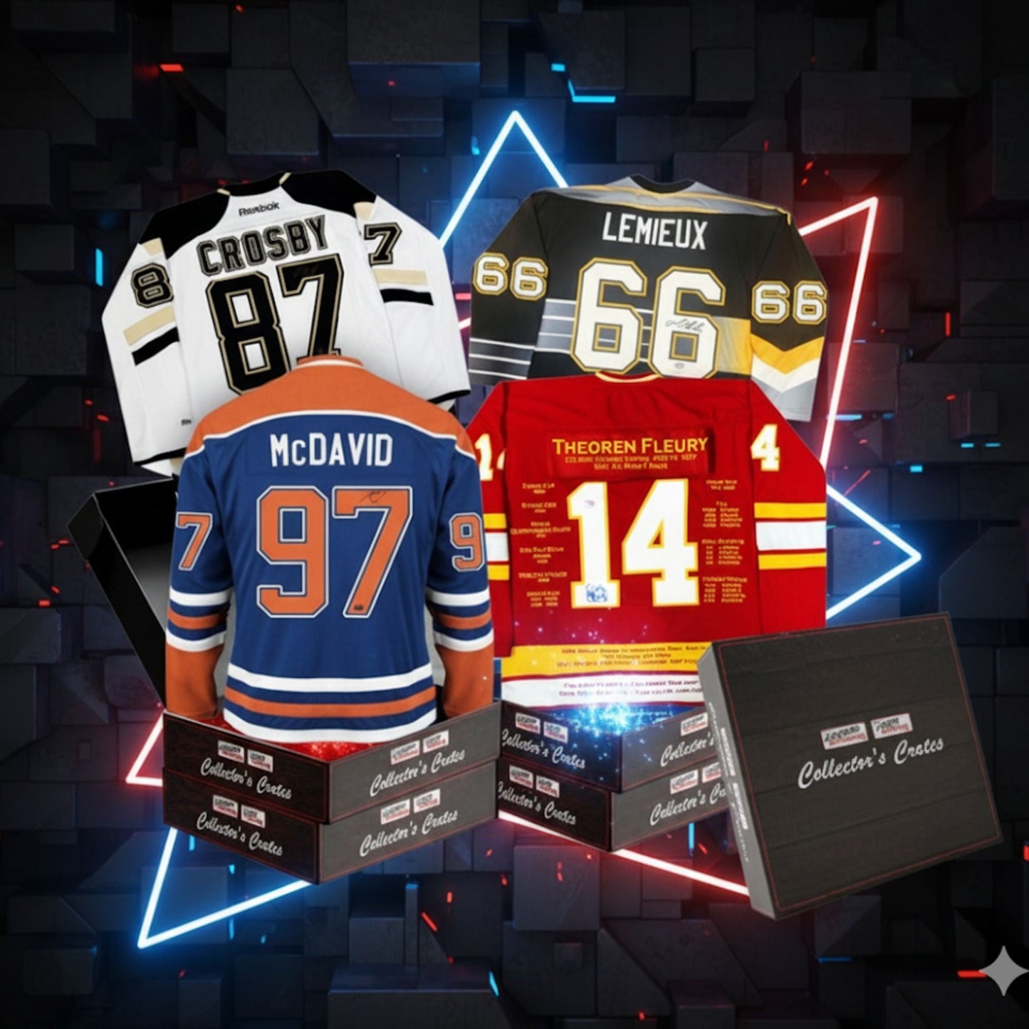 COLLECTOR’S CRATE MYSTERY BOX – SERIES 1 HUNT FOR RARE AUTOGRAPHED MEMORABILIA – LIMITED EDITION /50 COLLECTIBLE SIGNED ITEMS