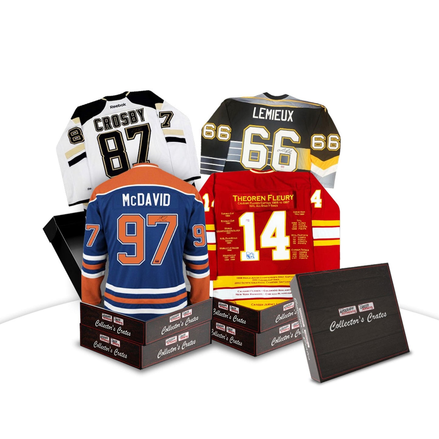 COLLECTOR’S CRATE MYSTERY BOX – SERIES 1 HUNT FOR RARE AUTOGRAPHED MEMORABILIA – LIMITED EDITION /50 COLLECTIBLE SIGNED ITEMS