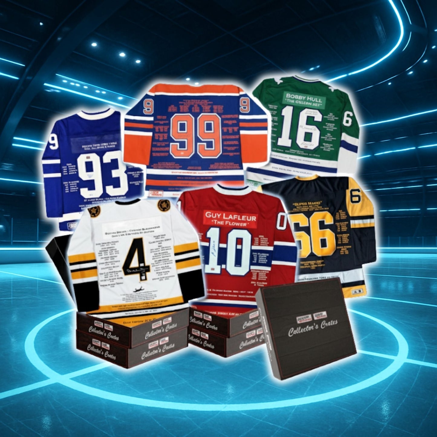 COLLECTOR’S CRATE MYSTERY BOX – CAREER JERSEYS SERIES – LIMITED EDITION /30 AUTOGRAPHED NHL JERSEYS & RARE HOCKEY MEMORABILIA