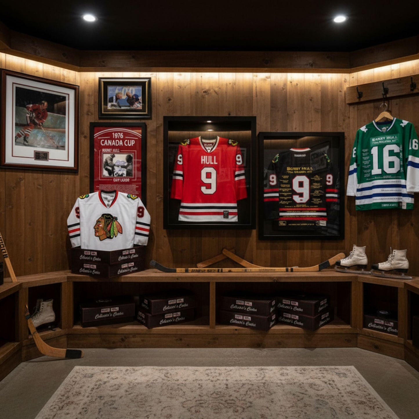 COLLECTOR’S CRATE MYSTERY BOX – BOBBY HULL GOLDEN SERIES – LIMITED EDITION /20 AUTOGRAPHED COLLECTIBLE HOCKEY MEMORABILIA