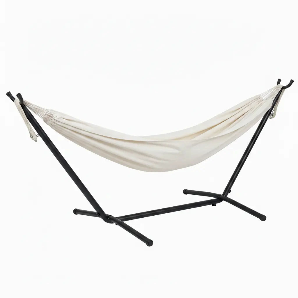 Colombian Double Hammock with Universal Hammock Stand