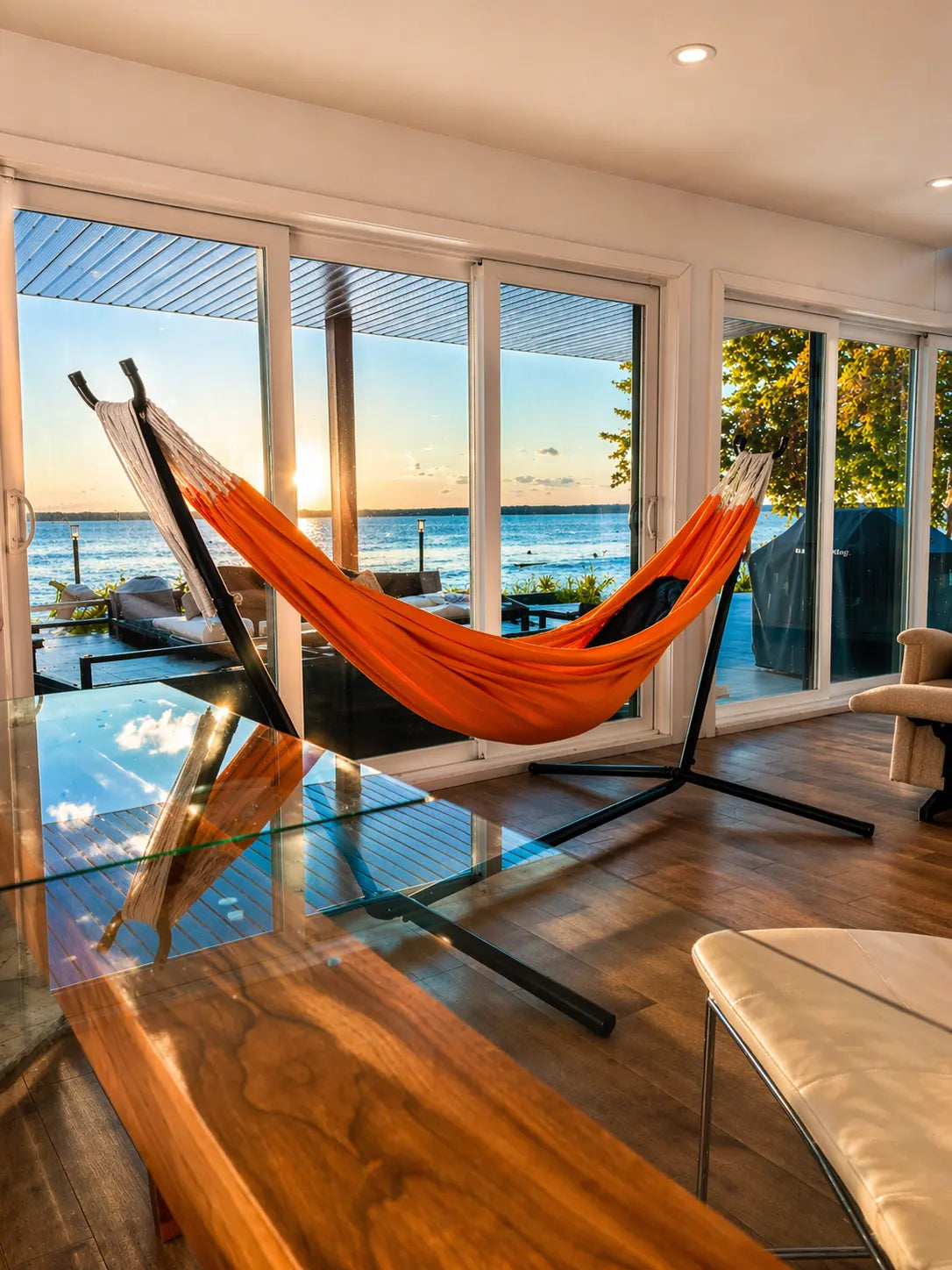 Colombian Double Hammock with Universal Hammock Stand