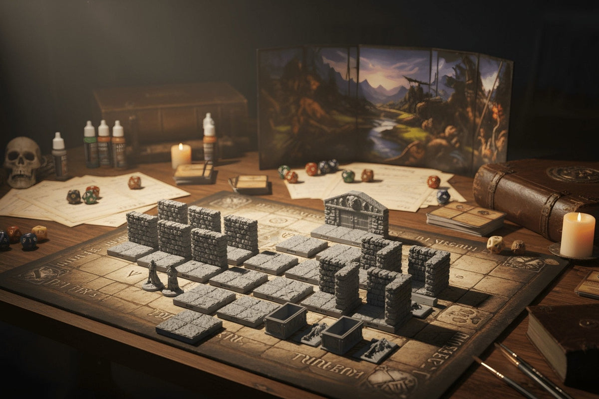 Crypt Entry Tomb Room – Dragonlock 28mm Dungeon Terrain
