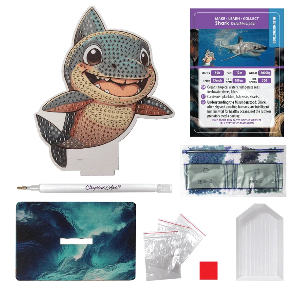 Crystal Art Wildlife Buddies: Ocean