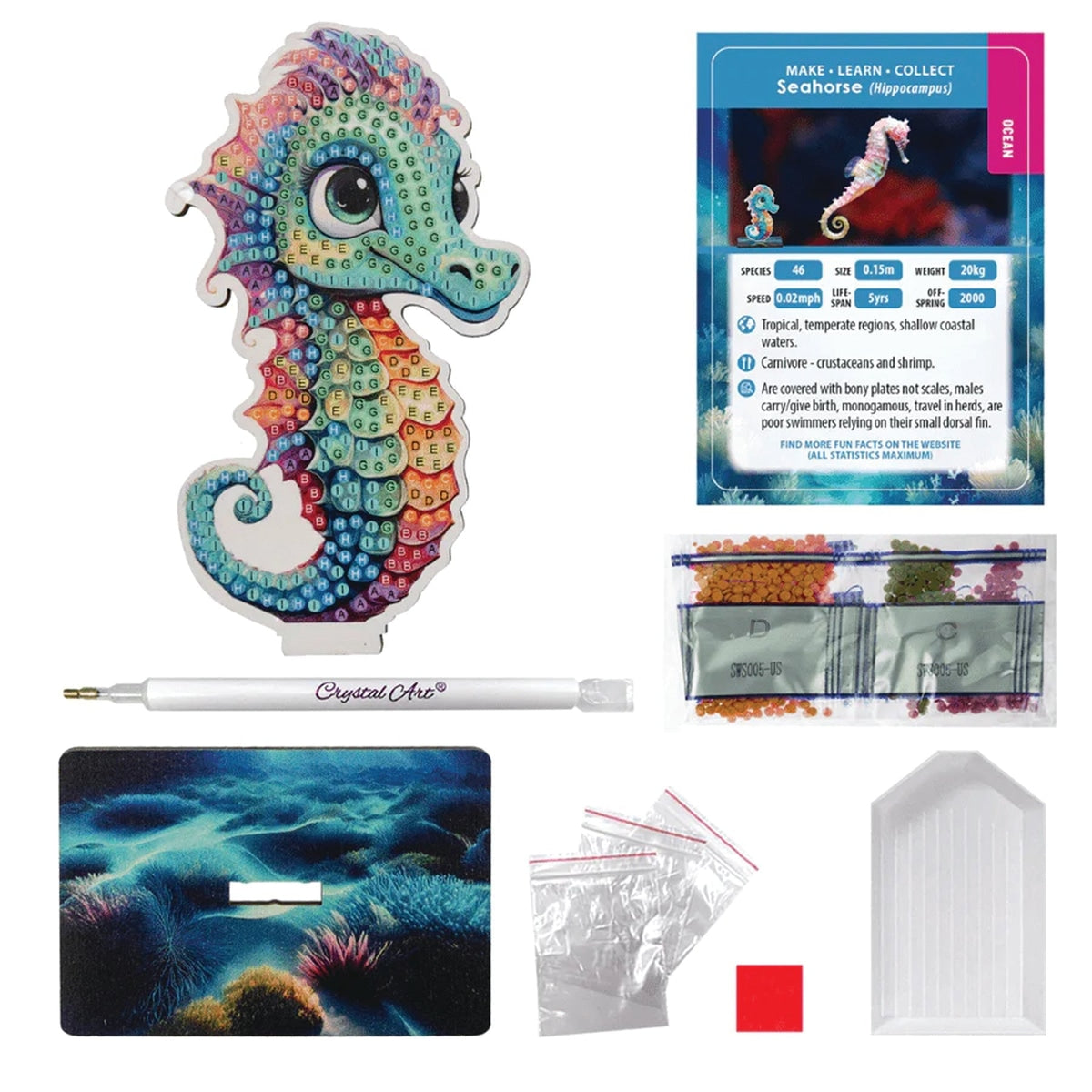 Crystal Art Wildlife Buddies: Ocean