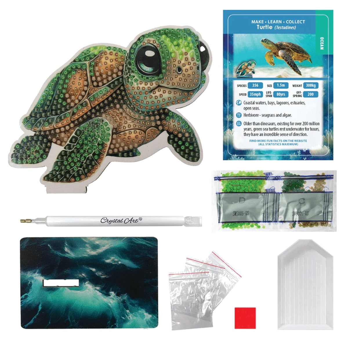 Crystal Art Wildlife Buddies: Ocean