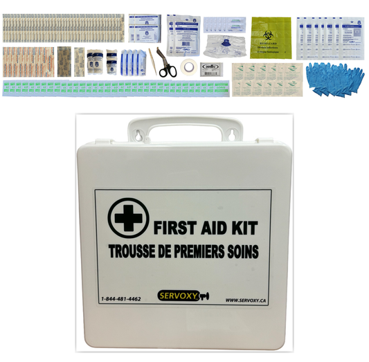CSA Z1220 TYPE 2 BASIC MEDIUM FIRST AID KIT BULK IN 24 UNIT PLASTIC BOX
