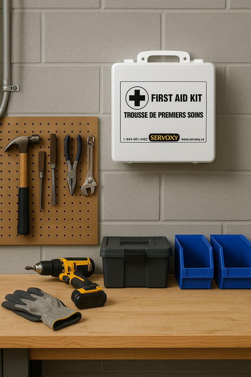 CSA Z1220-17 Type 3 Intermediate Small First Aid Kit | 24 Unit Plastic Box - Bulk Packed for 2-25 Workers