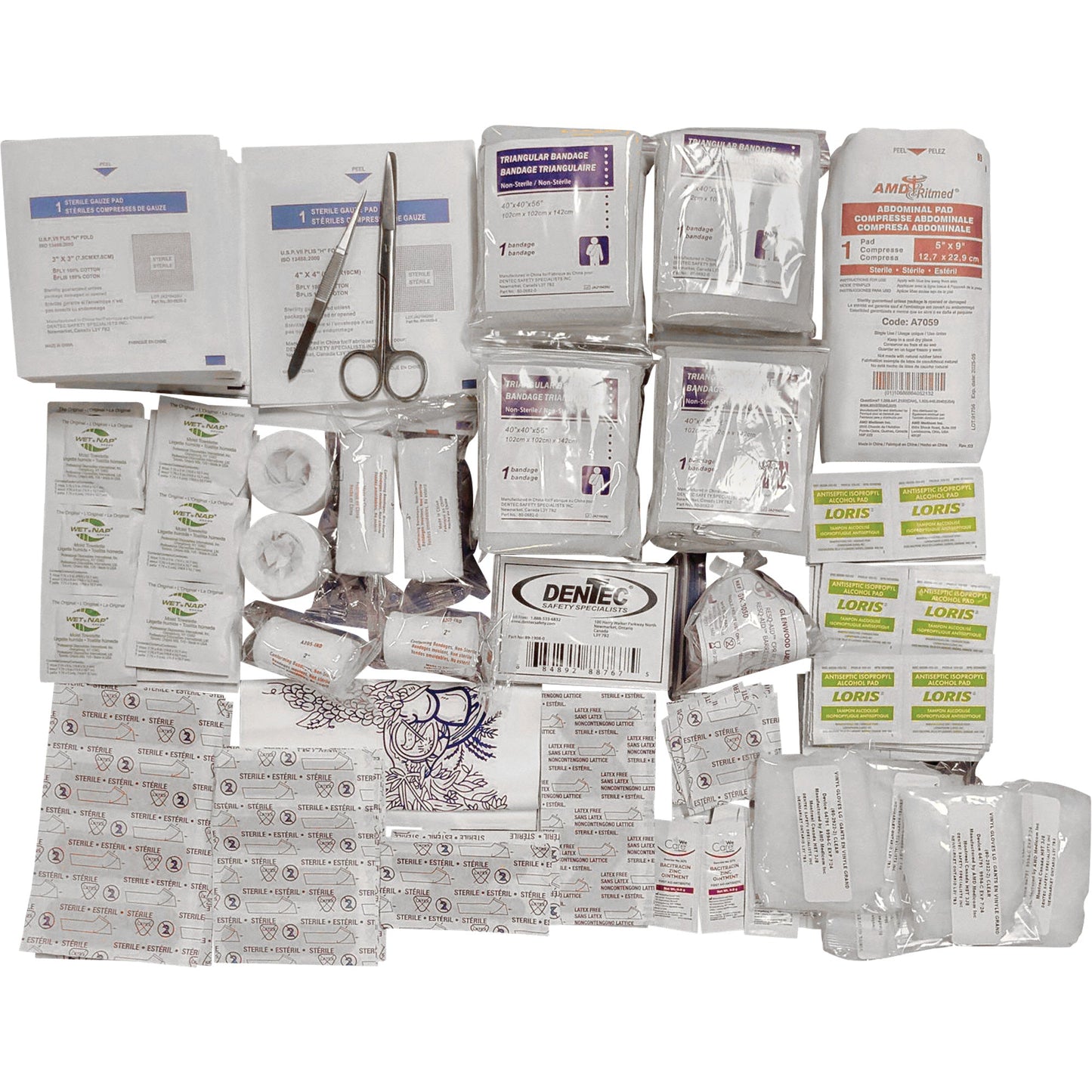 CSA Z1220-17 Type 3 Intermediate Small First Aid Kit | 24 Unit Plastic Box - Bulk Packed for 2-25 Workers