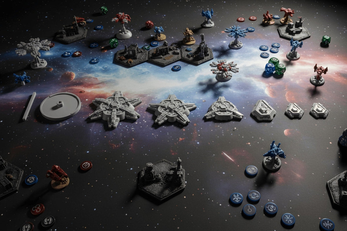 Cygnian Hive Incursion – 5-Ship Alien Bio Fleet