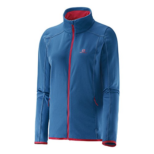 Salomon Women's Discovery Ultralight Stretch Full Zip Fleece Sweaters
