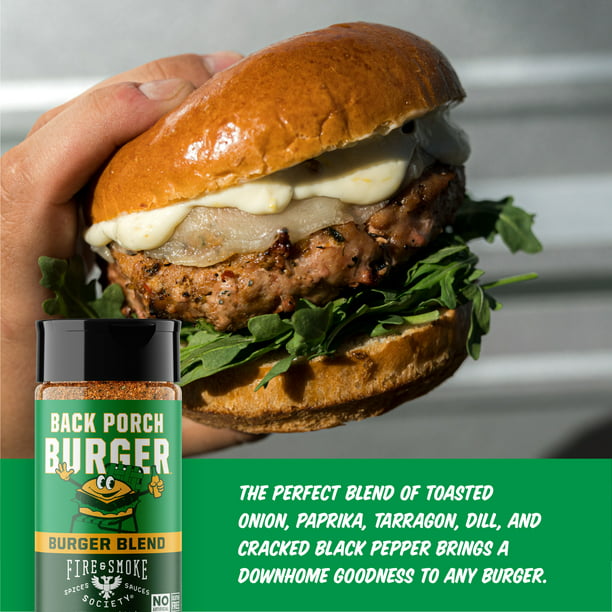Fire & Smoke Society BACK PORCH BURGER, 11.9oz