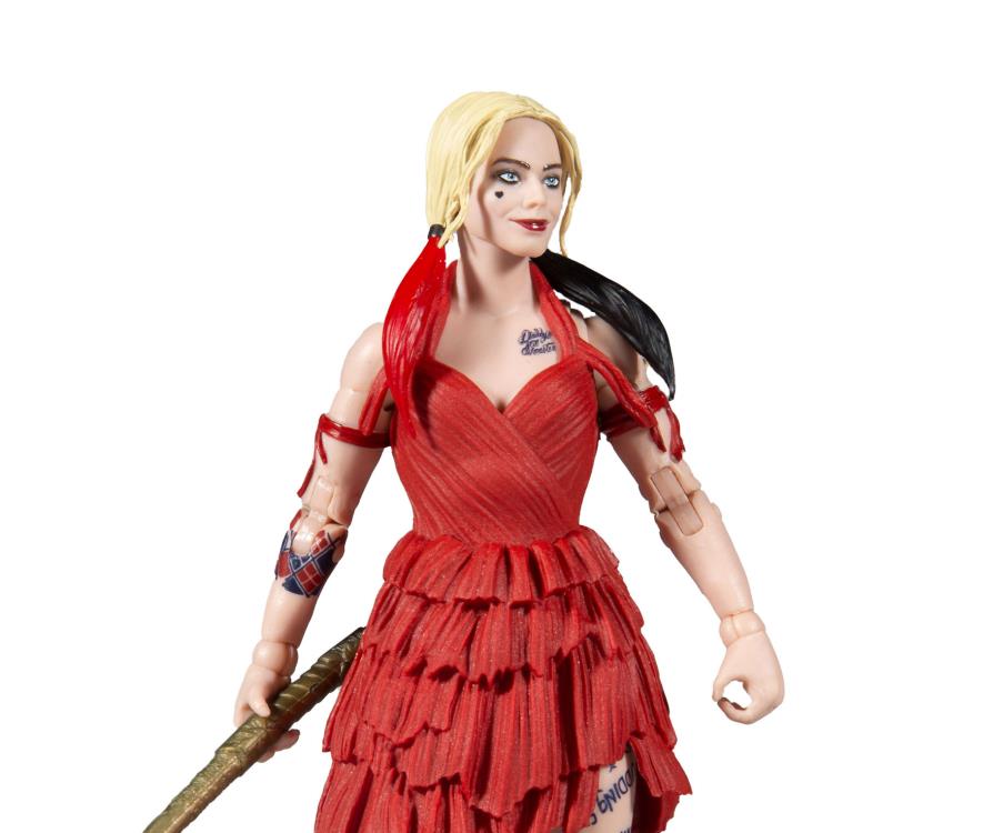 The Suicide Squad DC Multiverse Harley Quinn Action Figure (Collect to Build: King Shark)