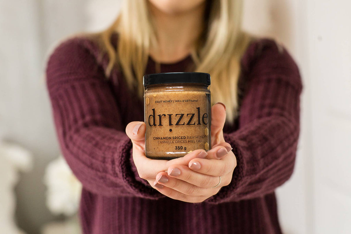Drizzle Honey Cinnamon Spiced Raw Honey – 350 g