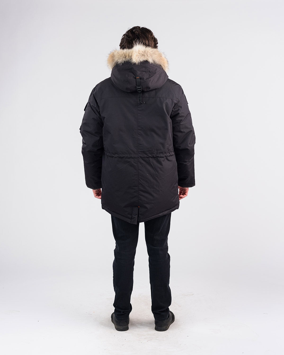 Outdoor Survival Canada Men's Atka -40° Down Parka, Orca Black, 3XL - ON DISPLAY
