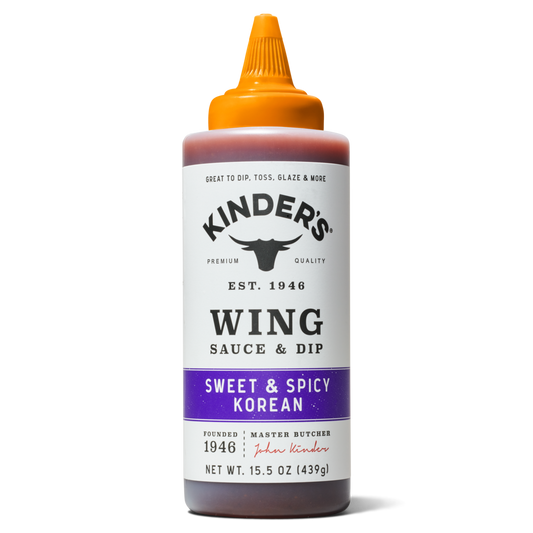 Kinder's Sweet & Spicy Korean Wing Sauce & Dip (Best Before 05/16/26)