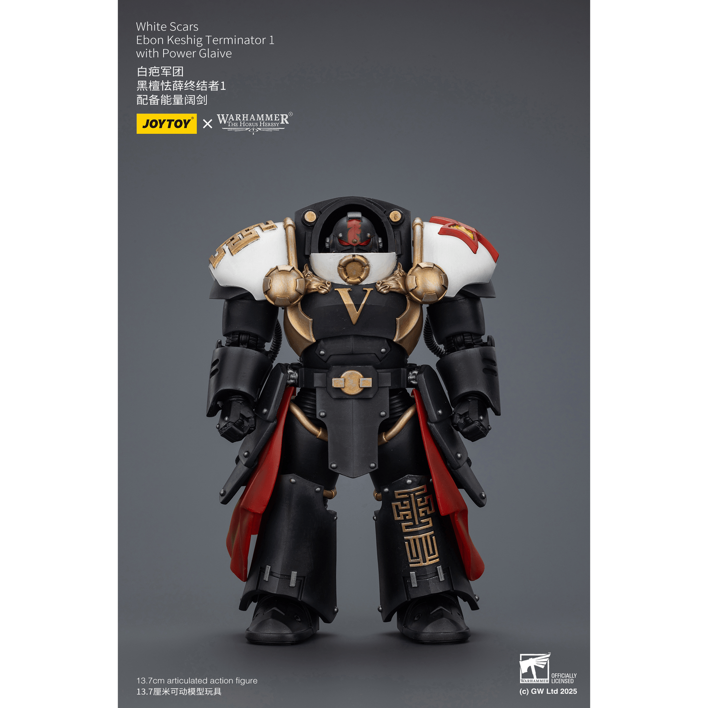JOYTOY - White Scars Ebon Keshig Terminator 1 with Power Glaive