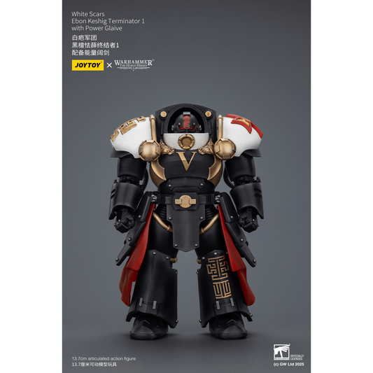 JOYTOY - White Scars Ebon Keshig Terminator 1 with Power Glaive