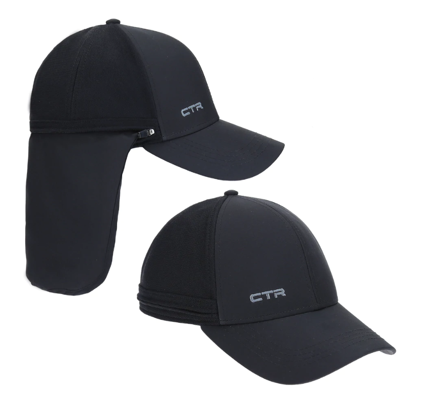 CTR Nomad Trucker Caps with Stoweable Neck Shades
